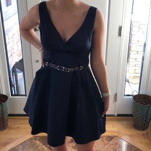 Navy Blue formal dress